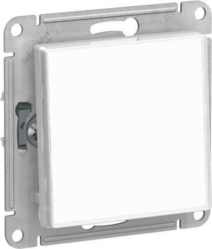 Выключатель без рамки Systeme Electric AtlasDesign Art 1-кл. белый картинка